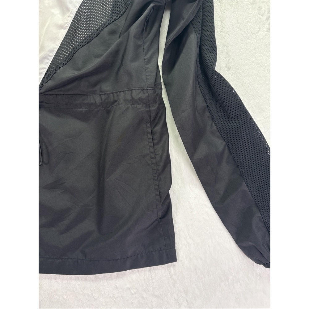 GUESS Women Windbreaker  Size S- Lightweight, Black and White, Full Zip - Picture 5 of 10